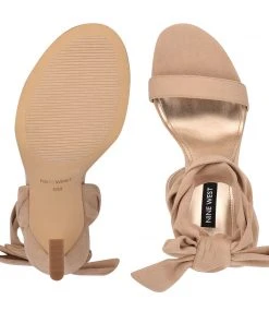 Nine West Kelsie Ankle Wrap Heeled Sandals