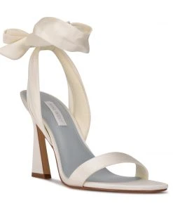 Nine West Kelsie Ankle Wrap Heeled Sandals Bridal