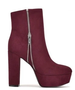 Nine West Kerri Platform Booties High Impact Platforms