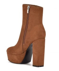 Nine West Kerri Platform Booties High Impact Platforms