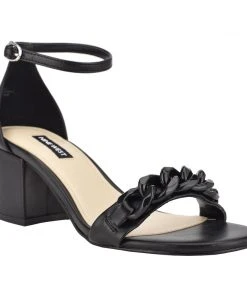Nine West Kimba Ankle Strap Block Heel Sandals