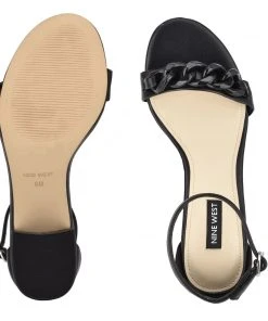 Nine West Kimba Ankle Strap Block Heel Sandals