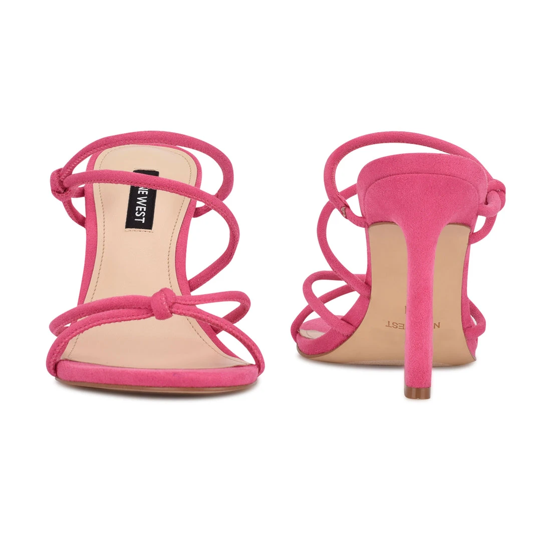 Nine West Kims Heeled Slide Sandals Y2K Revival 6 Nine West Kims Heeled Slide Sandals Y2K Revival