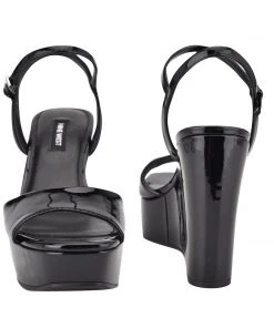 Nine West Kinda Platform Ankle Strap Sandals