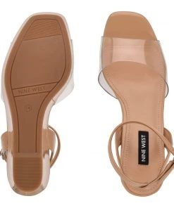 Nine West Weave Got You Klear Platform Ankle Strap Sandals 11 Nine West Weave Got You Klear Platform Ankle Strap Sandals