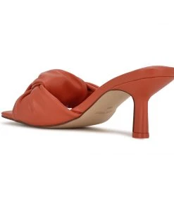 Nine West Weave Got You Knot Heeled Slide Sandals