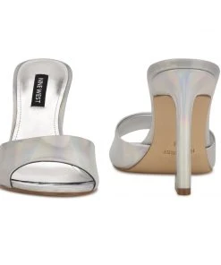 Nine West Kool Heeled Slide Sandals