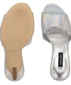 Nine West Kool Heeled Slide Sandals