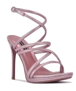 Nine West Lexy Ankle Strap Heeled Sandals