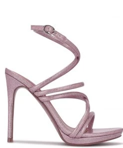 Nine West Lexy Ankle Strap Heeled Sandals
