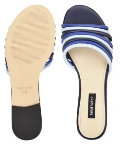 Nine West Mules & Slides Links Flat Slide Sandals 11 Nine West Mules & Slides Links Flat Slide Sandals