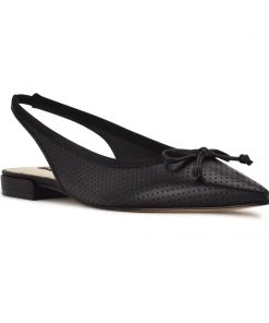 Nine West Livi Slingback Pointy Toe Flats Shoes