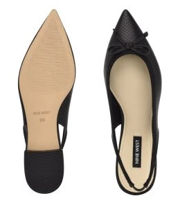 Nine West Livi Slingback Pointy Toe Flats Shoes