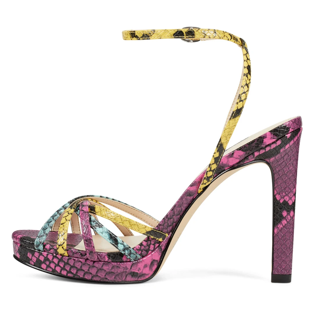 Nine West Lorelle Strappy Dress Sandals 6 Nine West Lorelle Strappy Dress Sandals