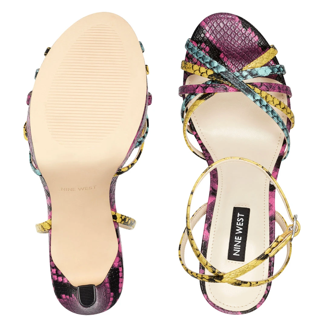 Nine West Lorelle Strappy Dress Sandals 8 Nine West Lorelle Strappy Dress Sandals