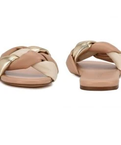 Nine West Weave Got You Lula Flat Slide Sandals