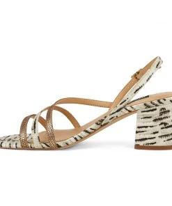 Nine West Metallic Mindset Maeve Block Heel Sandals