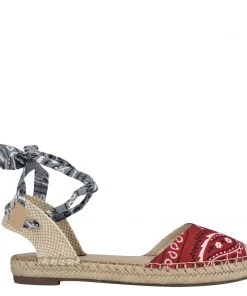 Nine West Mage Flat Ankle Wrap Espadrille Sandal Lace It Up