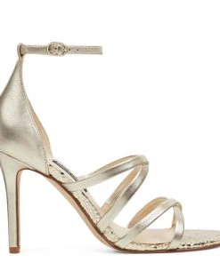 Nine West Metallic Mindset Malina Heel Sandals