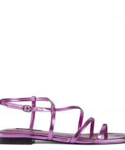 Nine West Mani Strappy Flat Sandals Flats