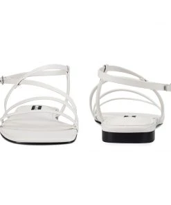 Nine West Mani Strappy Flat Sandals Flats