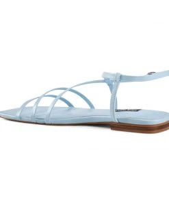 Nine West Mani Strappy Flat Sandals Flats