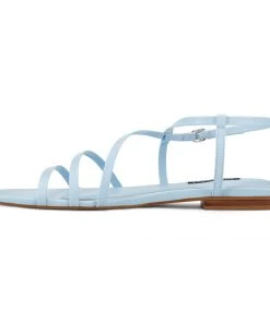 Nine West Mani Strappy Flat Sandals Flats