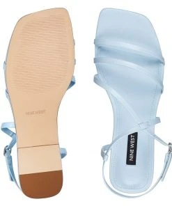 Nine West Mani Strappy Flat Sandals Flats