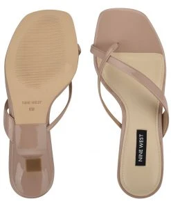 Nine West Marigol Heeled Thong Sandals 11 Nine West Marigol Heeled Thong Sandals