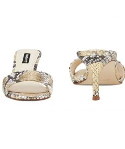 Nine West Marina Heeled Slide Sandals Heel Appeal