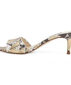 Nine West Marina Heeled Slide Sandals Heel Appeal