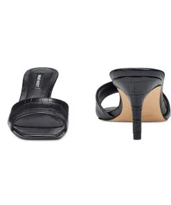 Nine West Marina Heeled Slide Sandals Heel Appeal