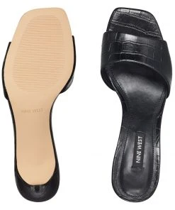Nine West Marina Heeled Slide Sandals Heel Appeal