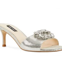Nine West Masen Heeled Slide Sandals