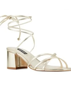 Nine West Meli Block Heel Sandals Heel Appeal