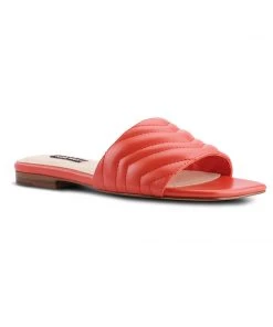 Nine West Mends Flat Slide Sandals Color Pop