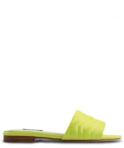 Nine West Color Pop Mends Flat Slide Sandals