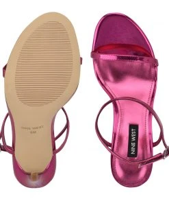 Nine West Miami Ankle Strap Sandals Y2K Revival