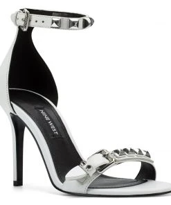 Nine West Heels Mika Ankle Strap Heel Sandals