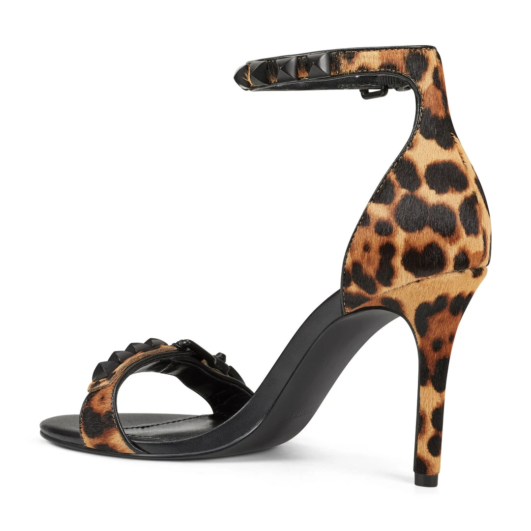 Nine West Heels Mika Ankle Strap Heel Sandals 5 Nine West Heels Mika Ankle Strap Heel Sandals