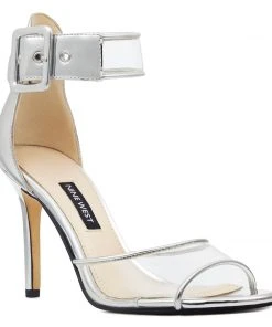 Nine West Metallic Mindset Mila Open Toe Sandals