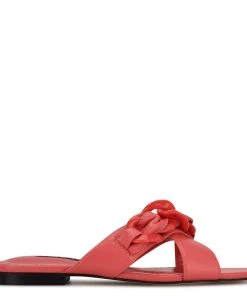 Nine West Misty Flat Slide Sandals