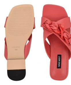 Nine West Misty Flat Slide Sandals