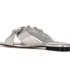 Nine West Misty Flat Slide Sandals