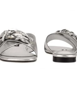 Nine West Misty Flat Slide Sandals