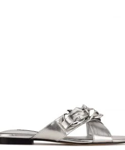 Nine West Misty Flat Slide Sandals