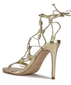 Nine West Mix Ankle Wrap Sandals Lace It Up 9 Nine West Mix Ankle Wrap Sandals Lace It Up