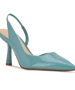 Nine West Mollie Pointy Toe Heeled Slingbacks Color Pop
