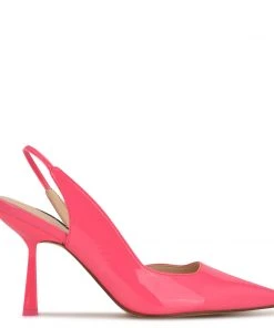 Nine West Mollie Pointy Toe Heeled Slingbacks Color Pop