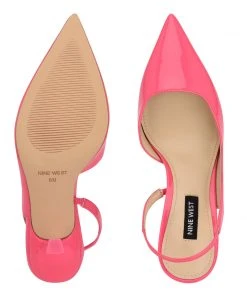 Nine West Mollie Pointy Toe Heeled Slingbacks Color Pop